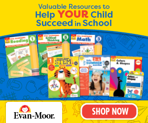 Evan-Moor flashcards and worbooks