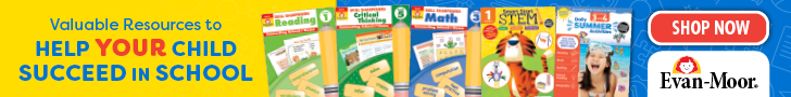Evan-Moor flashcards and worbooks